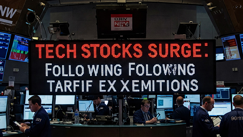 Tech Stocks Surge Following Tariff Exemptions